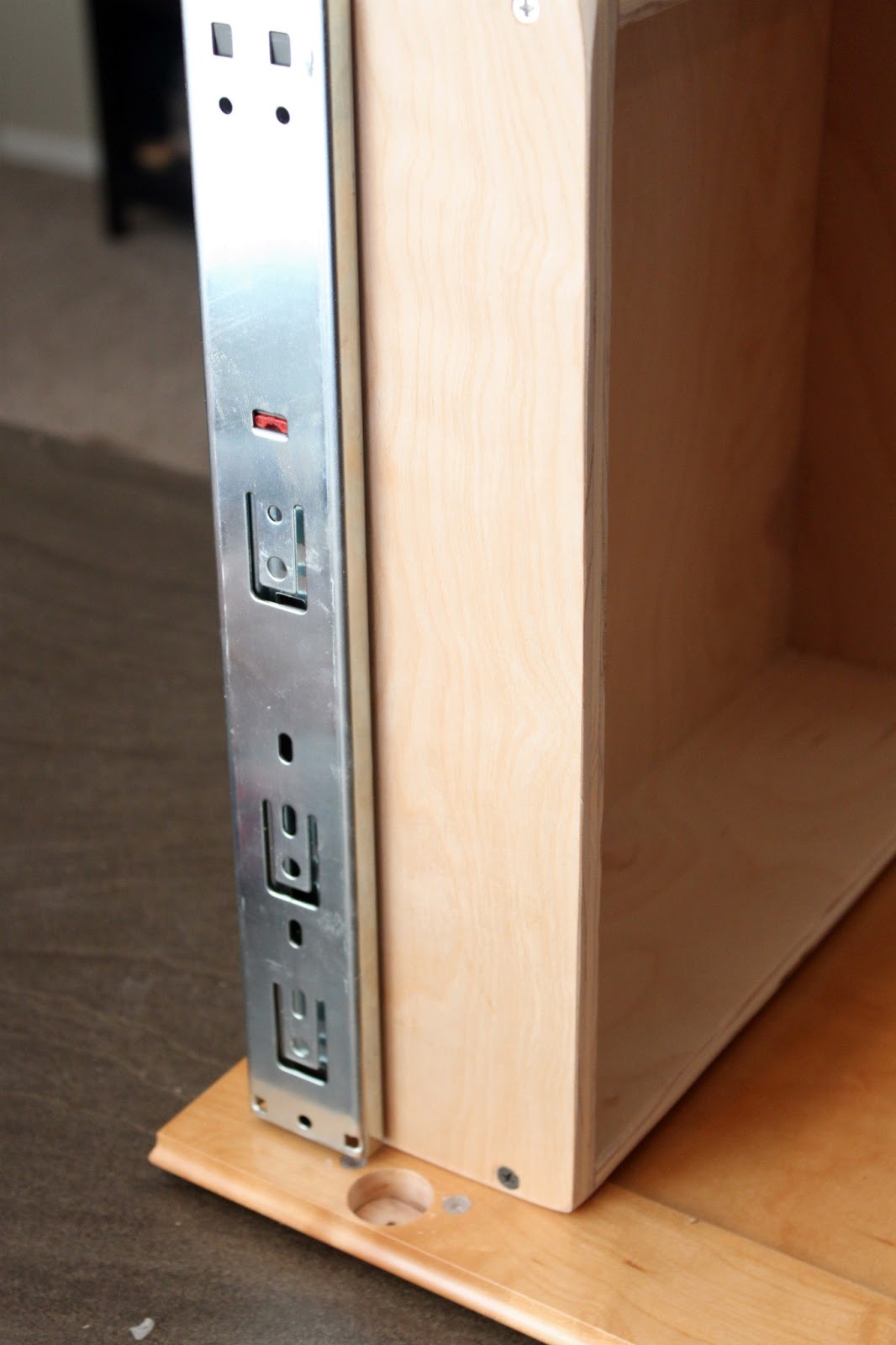 Our Modern Homestead DIY Pullout Trash Drawer