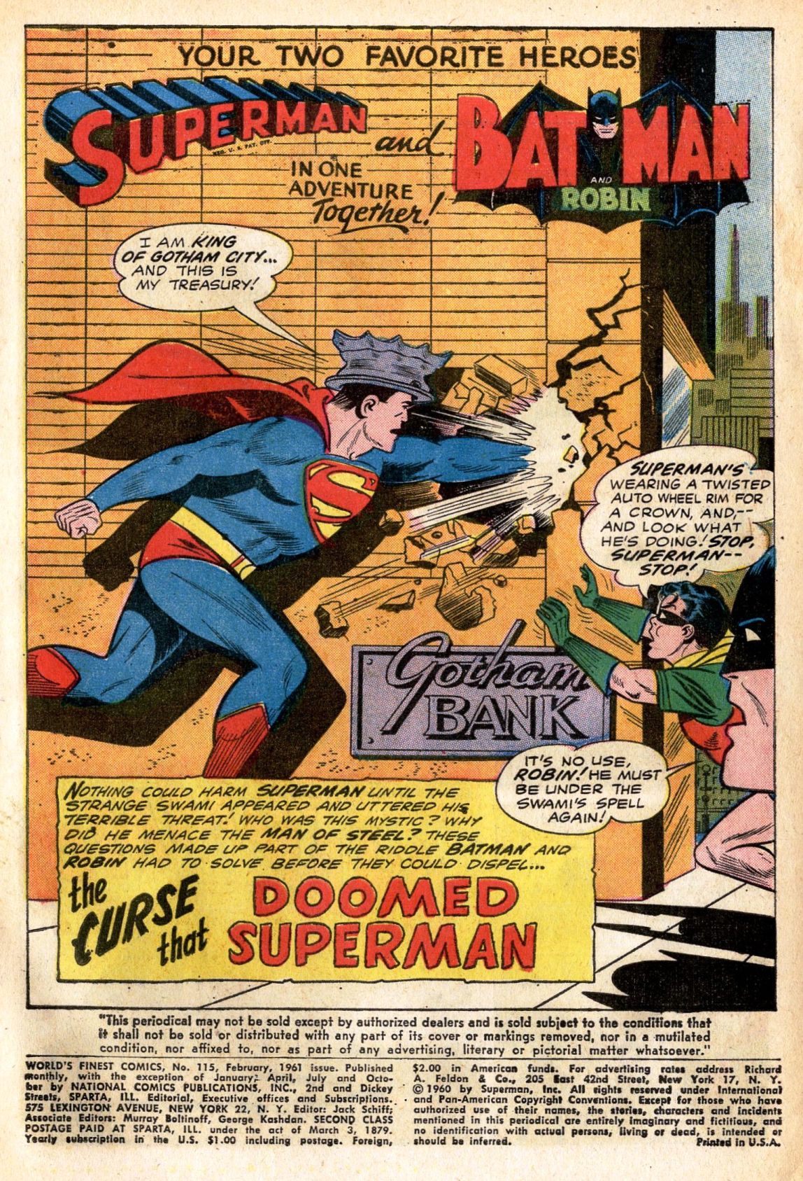 Read online World's Finest Comics comic -  Issue #115 - 3