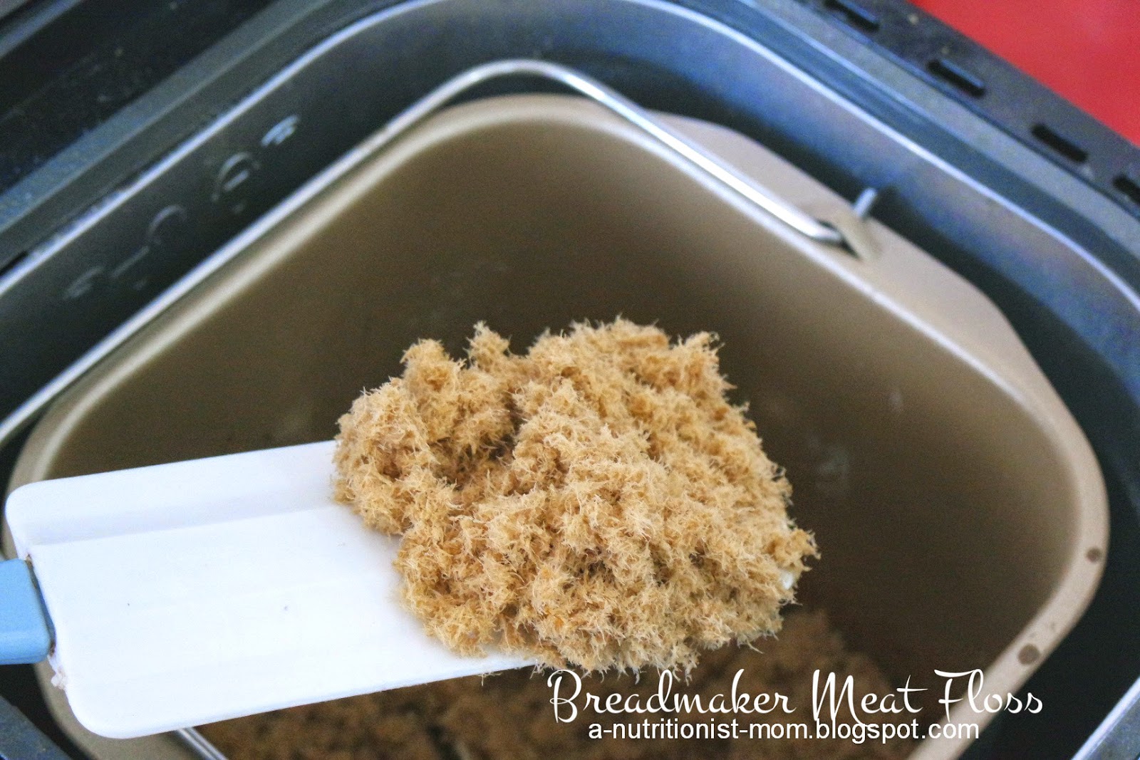 Journal of a nutritionist mom Breadmaker meat floss