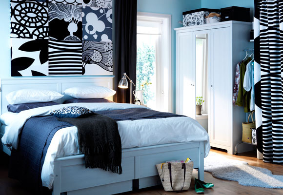 Paredes azul marino para tu dormitorio ~ Cocinas modernas