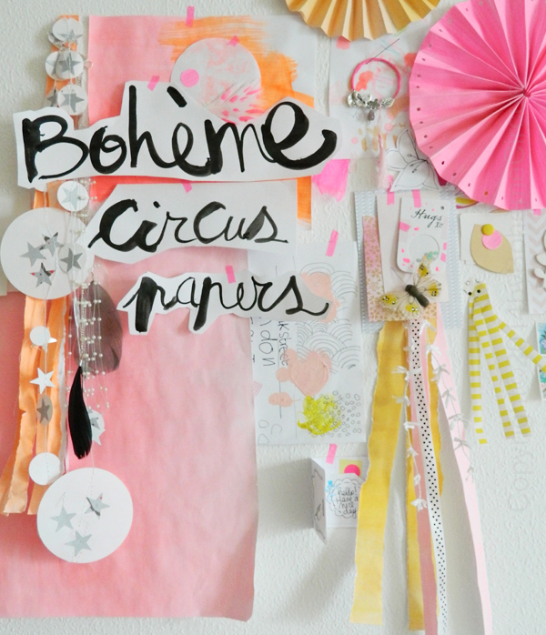 inspiration  - creativity - collages - bohème circus - mood board