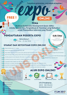 Festival Ilmiah Mahasiswa (FILM) UNS 2017 : SEMAR CREATIVITY EXPO Festival Ilmiah Mahasiswa (FILM) UNS 2017 : SEMAR CREATIVITY EXPO