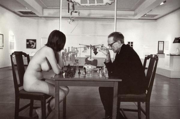 Eve+Babitz+and+Marcel+Duchamp