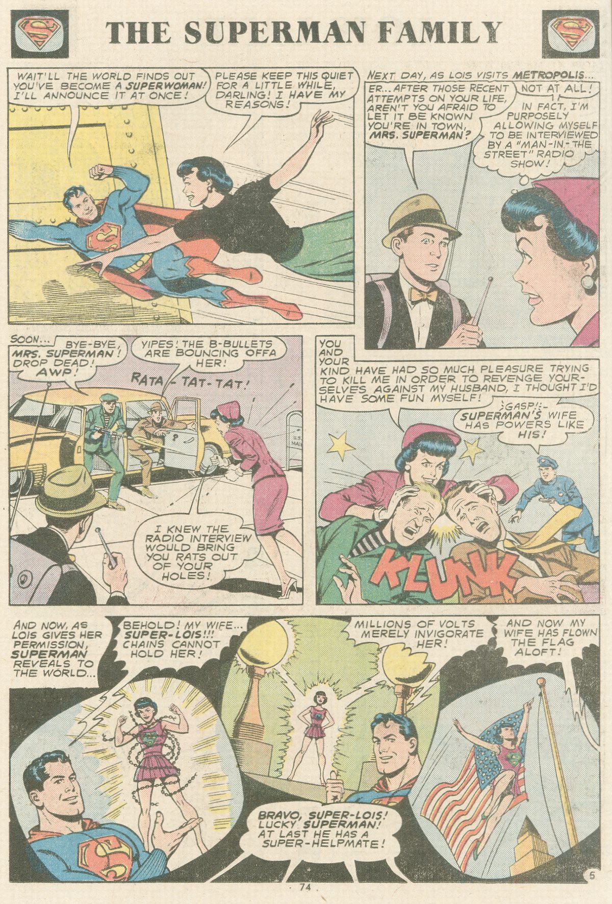 Read online The Superman Family comic -  Issue #164 - 74