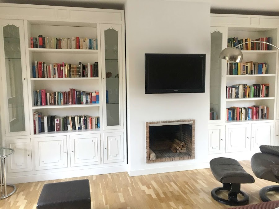 Pintar la librería del salón | Bricolaje