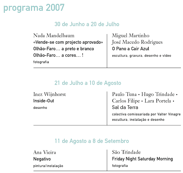 programa-catalogo 2007 Casa das artes . programa catálogo. 2007