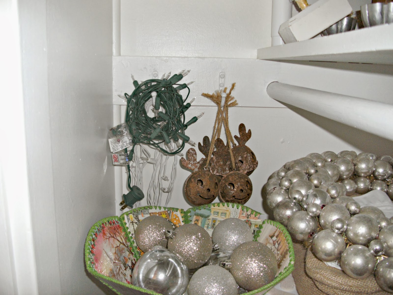 Organization Creating A Holiday Storage Closet Little Vintage Cottage
