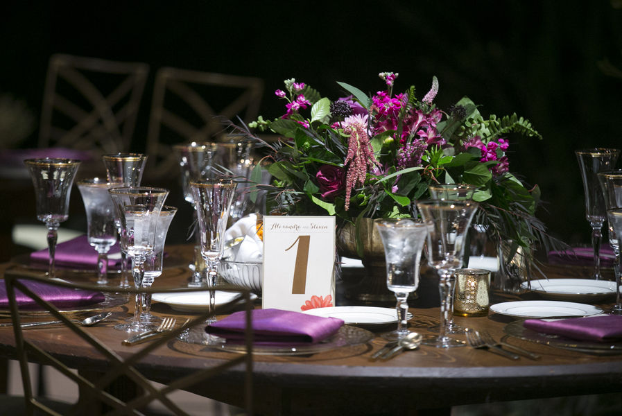 Purple Desert Botanical Garden Wedding Purple Desert Botanical Garden Wedding
