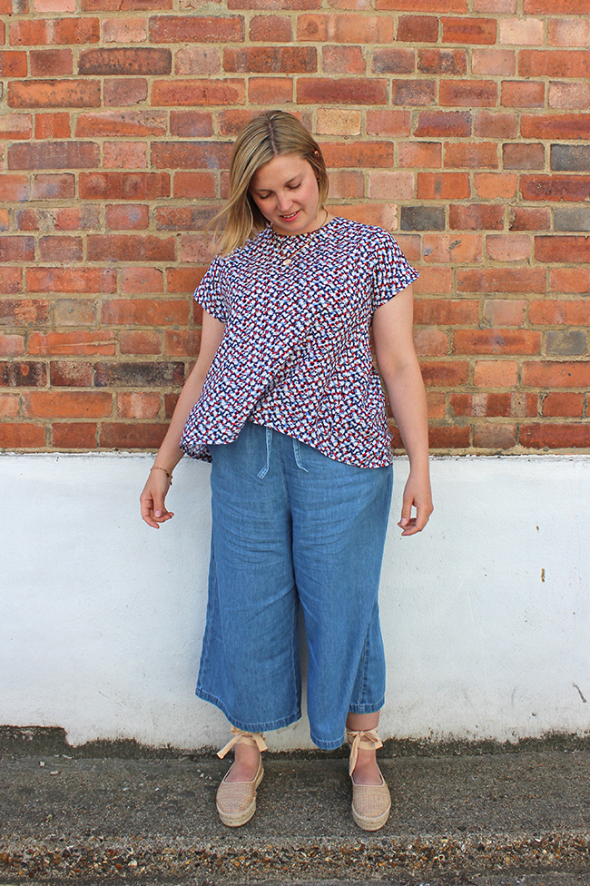 Louise's pleat back Stevie hack - Tilly and the Buttons