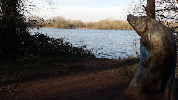 Plenty of sneak views of the lake