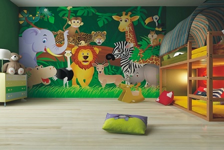 10 Dormitorios decorados con murales divertidos - Ideas para decorar