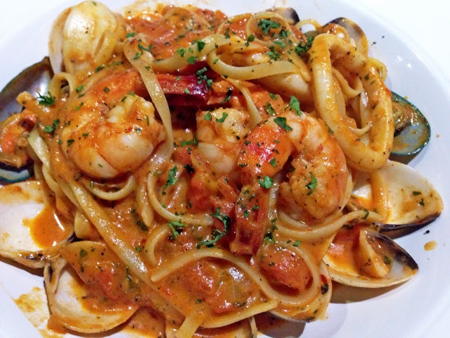 kuliner pasta dan seafood, food photography