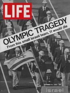 Imagem da comitiva de Israel que foi massacrada nas olimpíadas de 1972