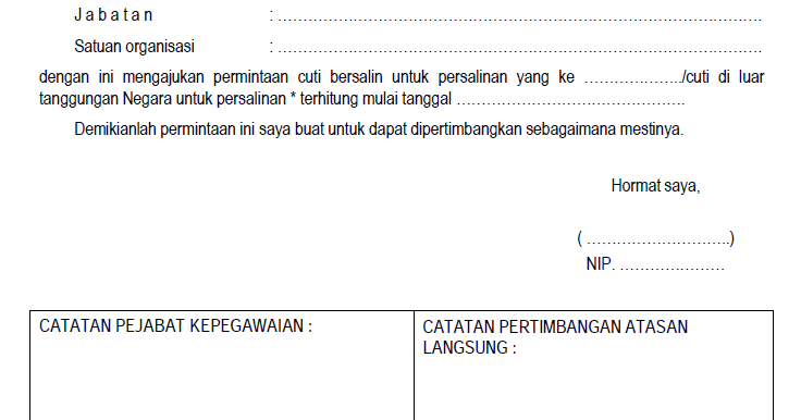 contoh surat izin cuti melahirkan yang baik dan benar contoh surat izin cuti melahirkan yang baik dan benar