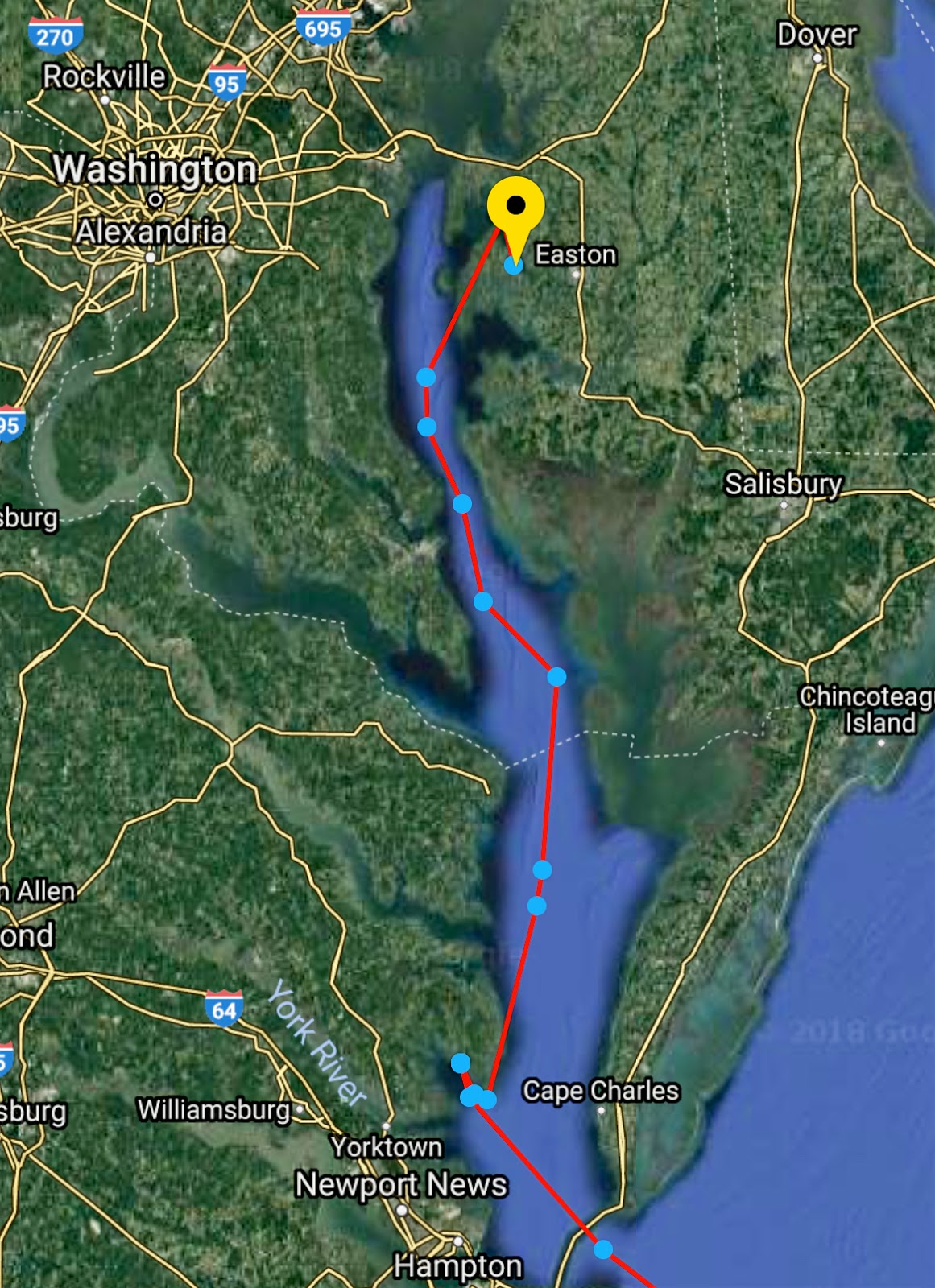 selfportrait in the present sea journal Saint Michaels, Maryland in