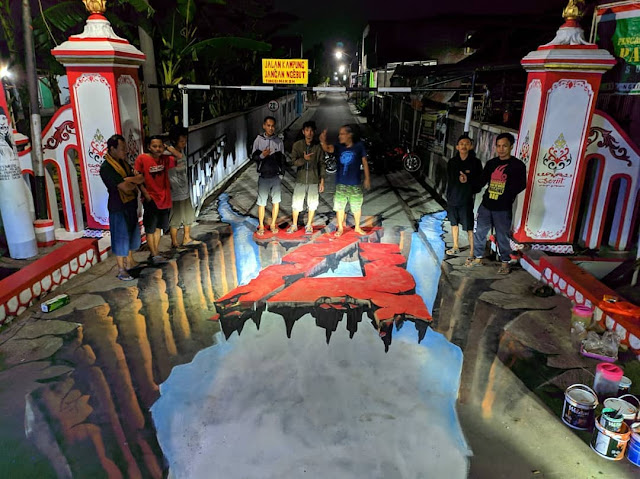 Viral ! Inilah karya Kreatif warga Karanganyar dalam merayakan HUT RI