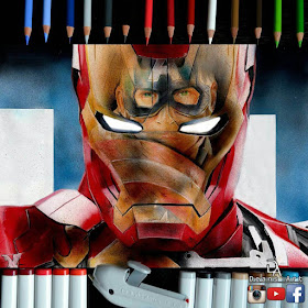 02-Ironman-vs-Captain-America-Dean-McCann-Superheroes-Villains-Monsters-and-Robot-Drawings-www-designstack-co