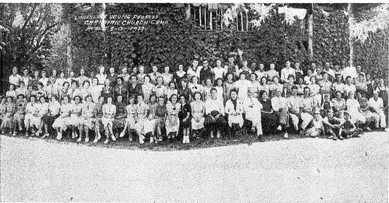 Spring Christian Church Camp 1936 Historic Camp Pictures