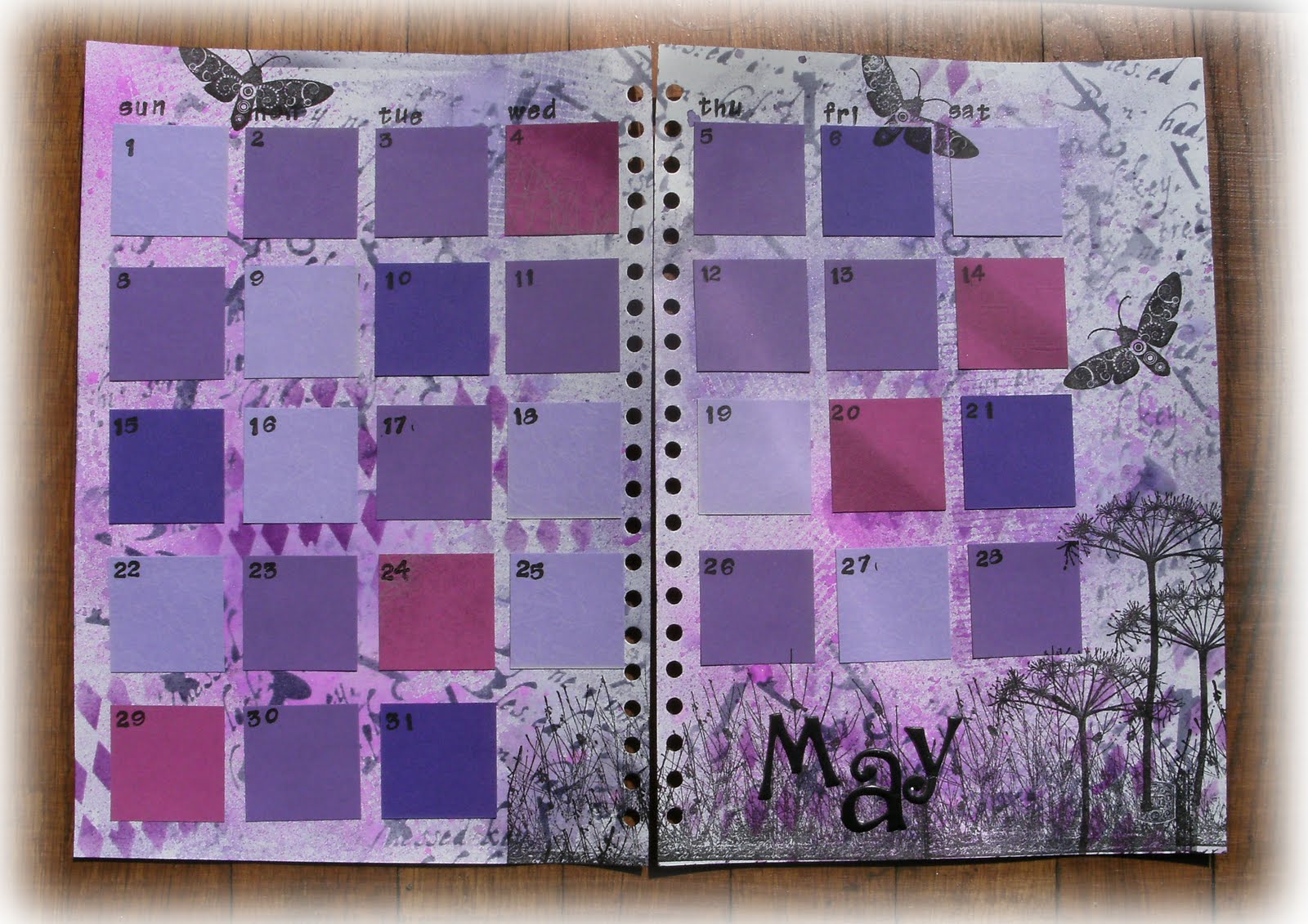 Alcoholinky April May Calendar Challenge