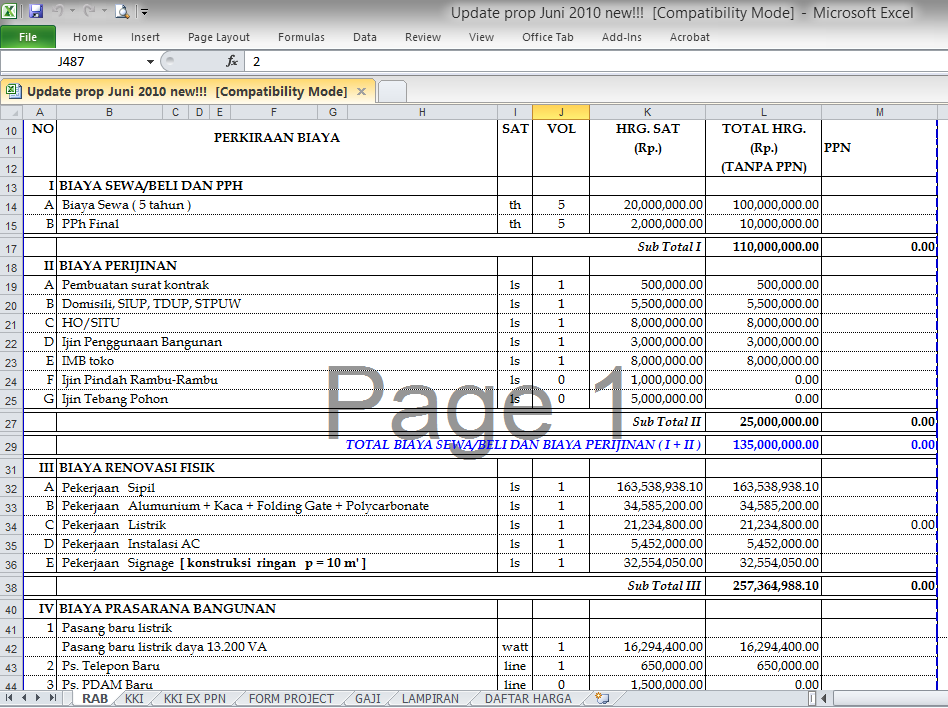 Jasa Desain Rumah dan Gedung Malang PRODUK DAN HARGA