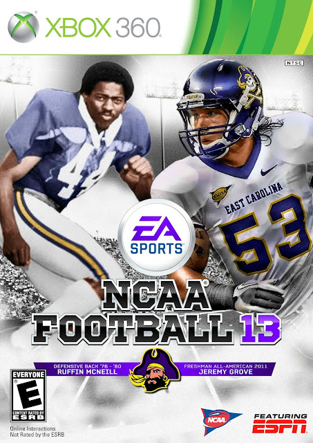 NCAA Football 13 Game Ruffin Mcneill and Jeremy Grove Cover HD Wallpaper