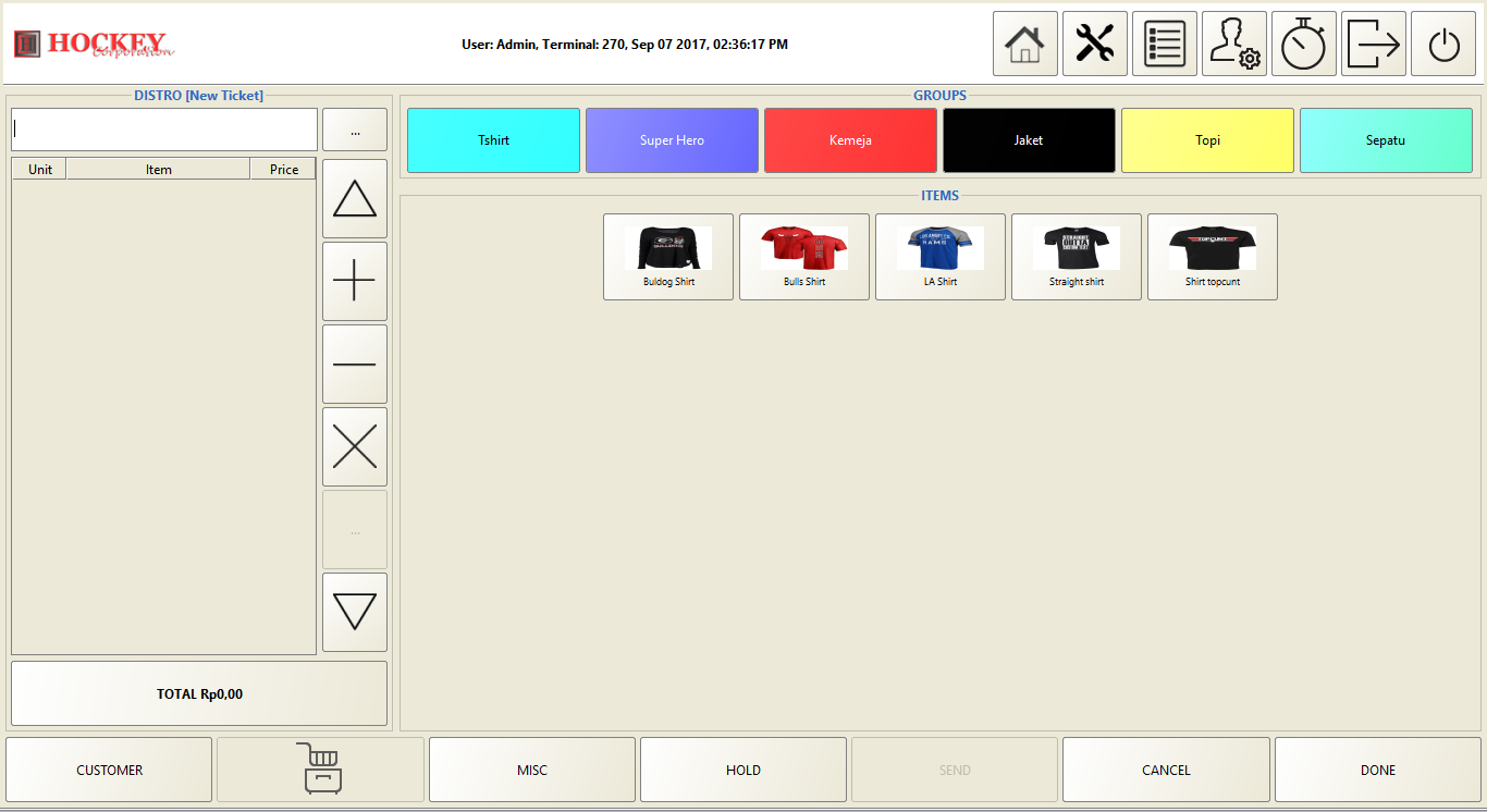 Toko Baju Butik distro Software program aplikasi mesin kasir online