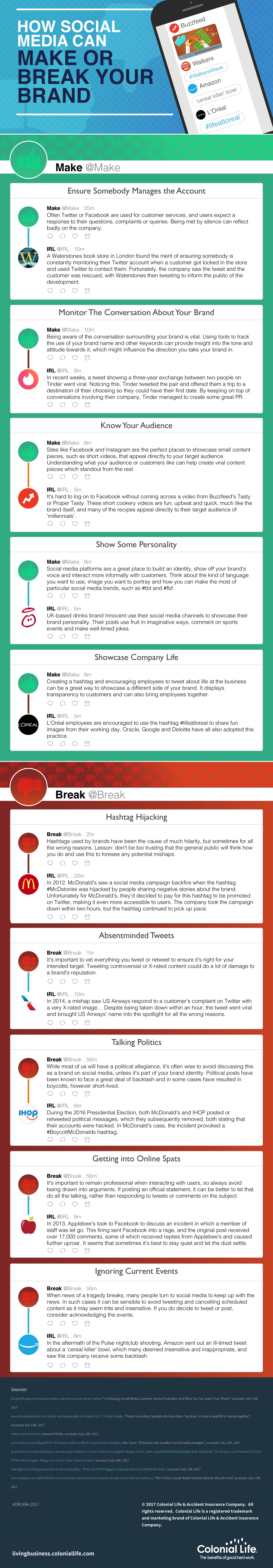 How Social Media Can Make or Break Your Brand [infographic]