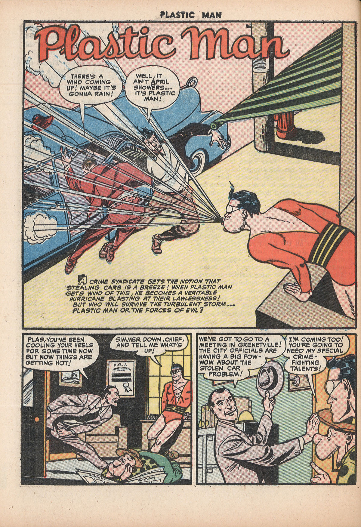Read online Plastic Man (1943) comic -  Issue #29 - 42