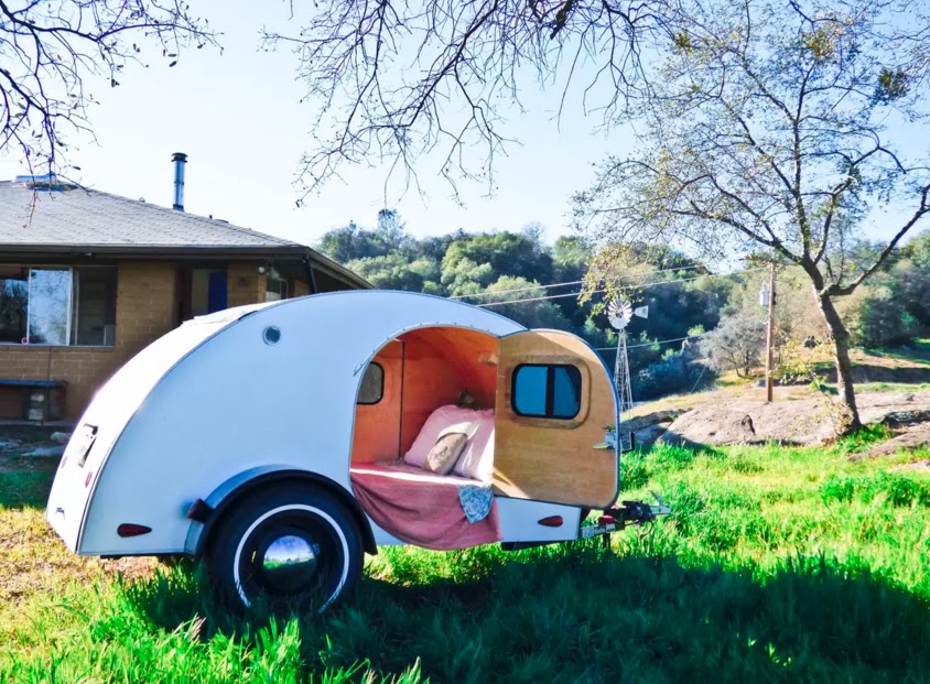 Tiny Yellow Teardrop Friday Teardrop Photo