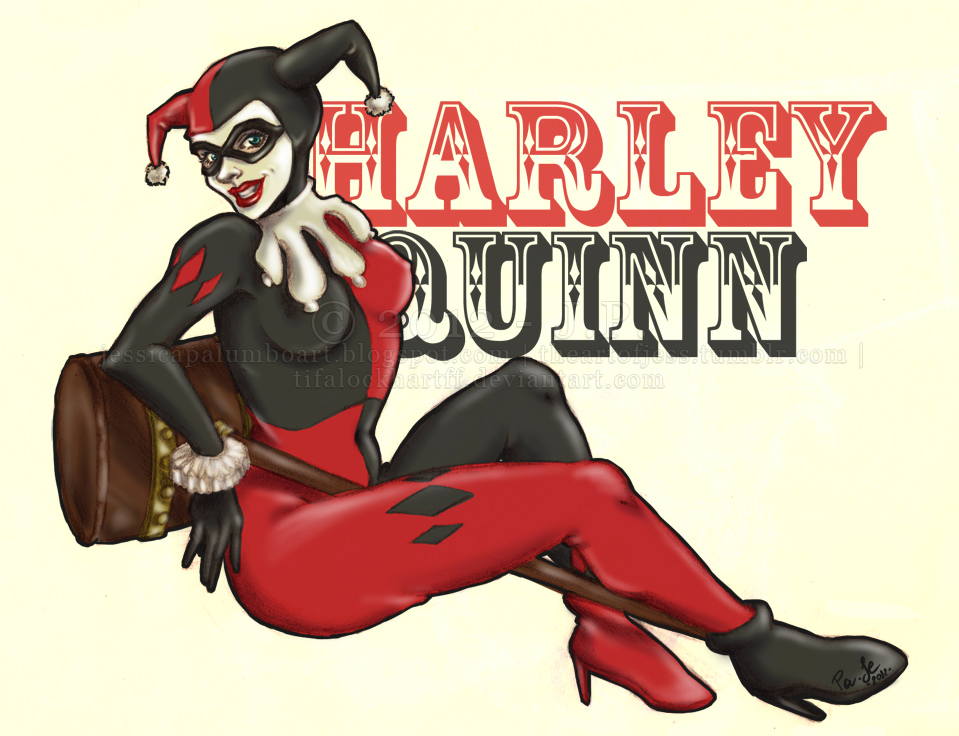Jessica Palumbo Art ; A Journal of Impossible things Pin up Harley
