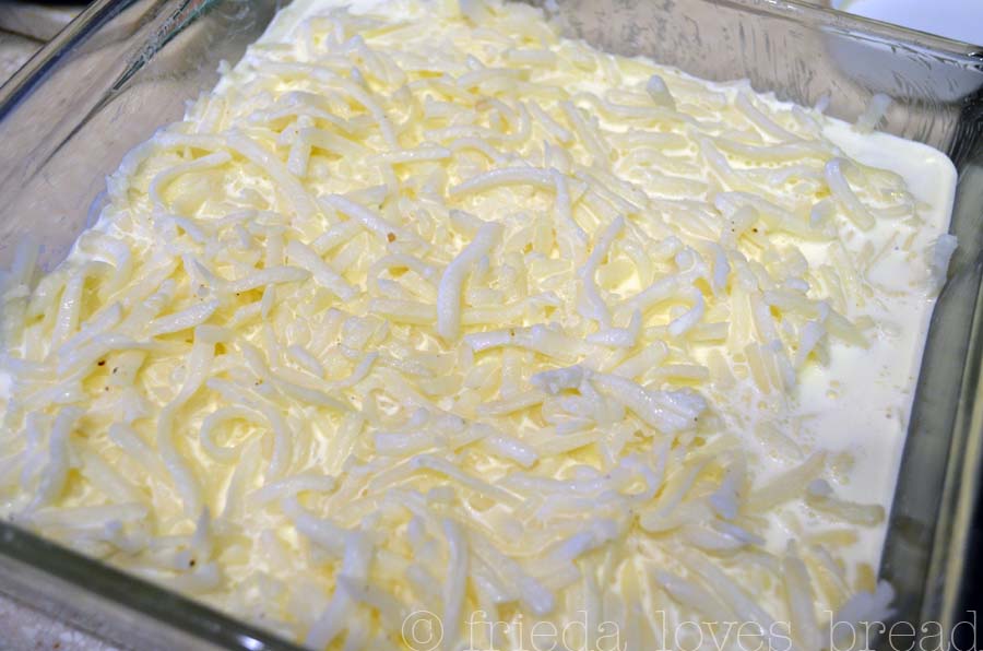 Frieda Loves Bread Easy Whipping Cream Potatoes with Simply Potato Shreds