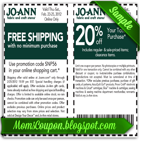Make the most of Free Printable Joann Coupons Free Printable Coupons 2015