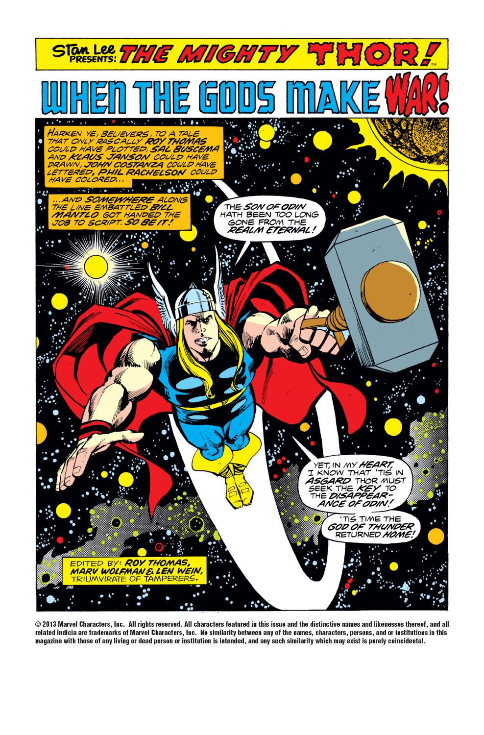Read online Thor (1966) comic -  Issue #240 - 2