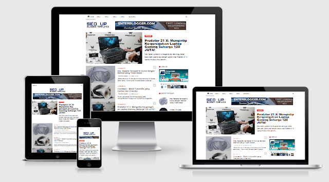 SEO UP v1 Blogger Template Responsive and Fast Loading