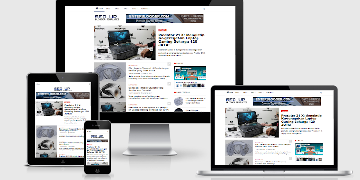 SEO UP v1 Blogger Template Responsive and Fast Loading