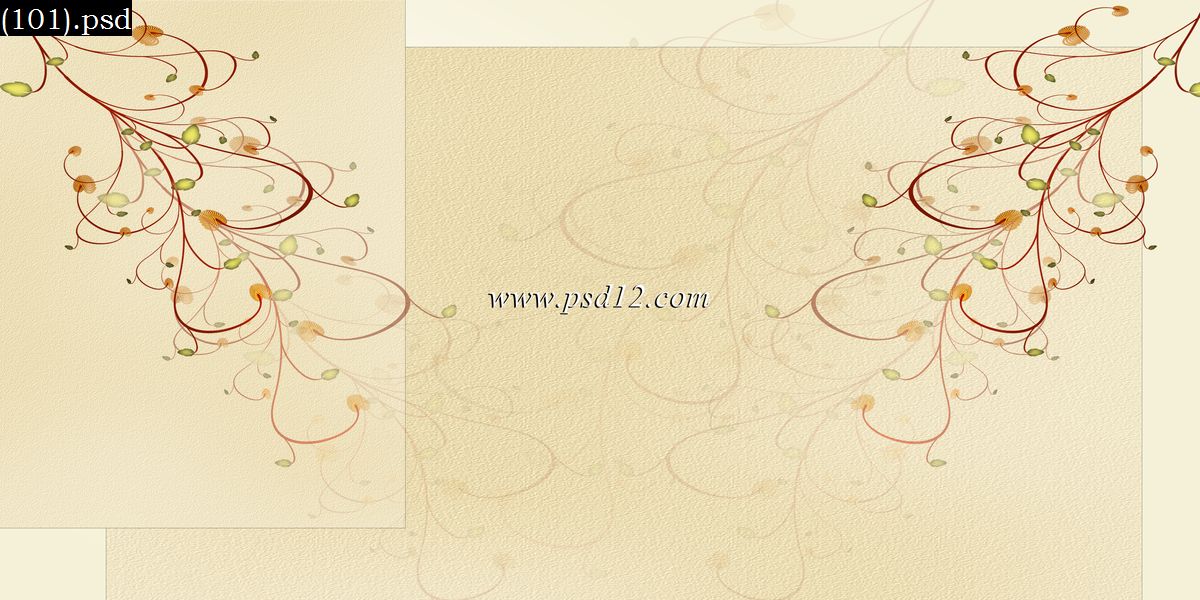 Western Wedding Album Design PSD12
