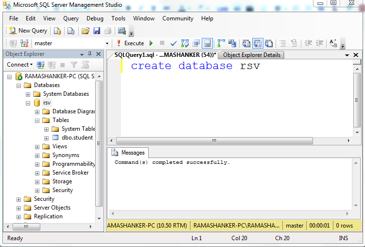 Microsoft Sql Server | MY.NET Tutorials