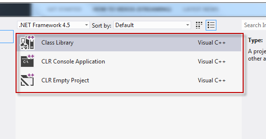 Make it easy!: How to recover Windows Forms Application in Visual C++ 2012