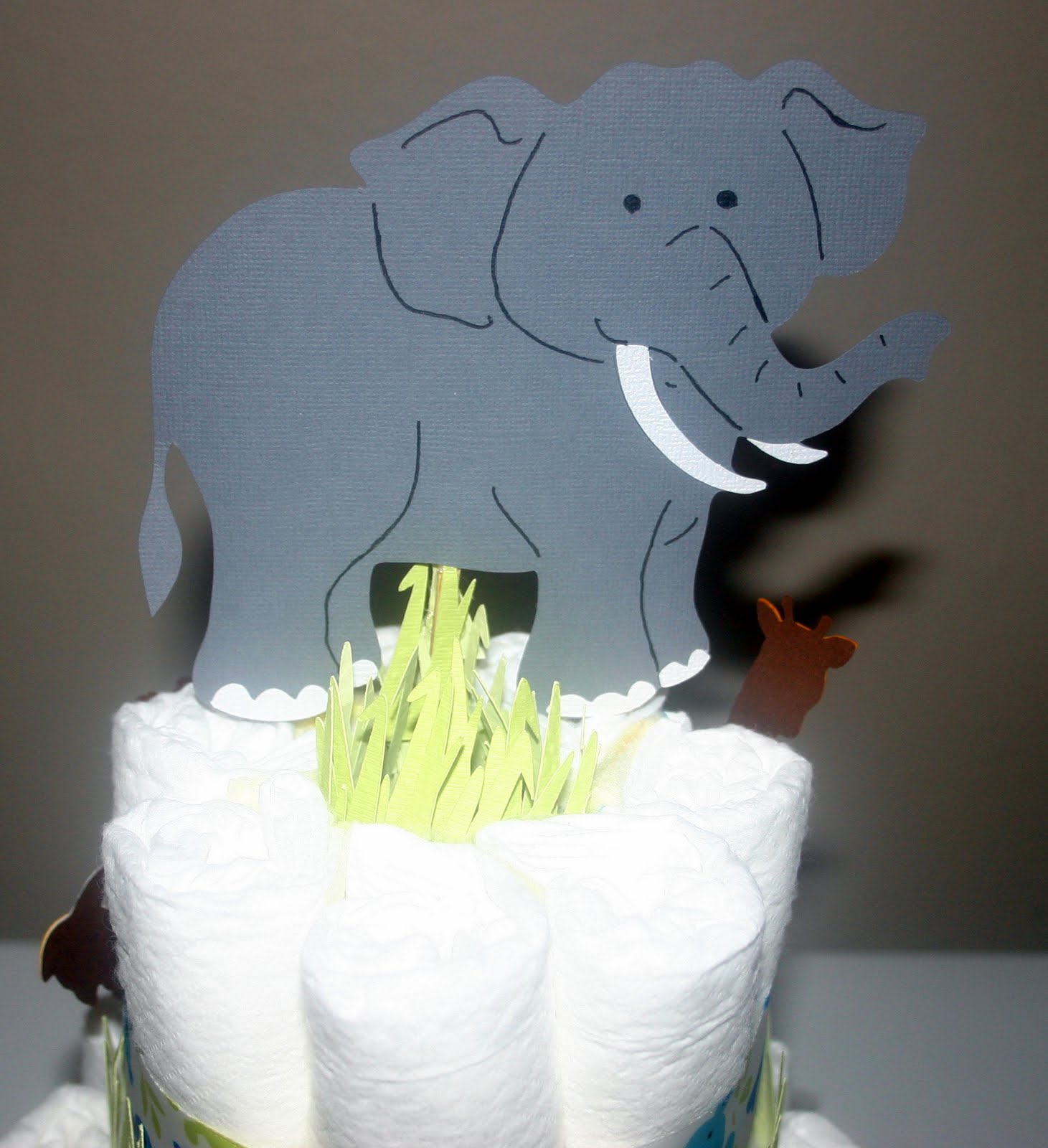 Princess Memories by Brenda: Stork Bundle and Diaper Cake...