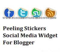 Peeling Effect Social Media Sharing Widget