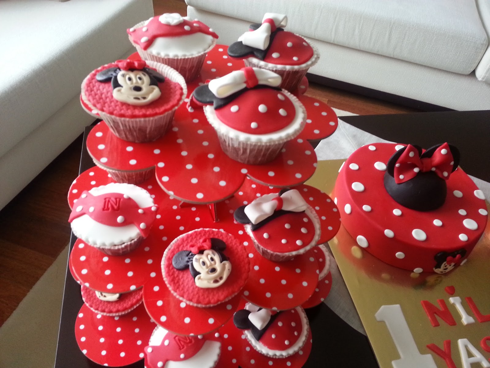 Şanslı Kurabiyeler Minnie Mouse Pasta