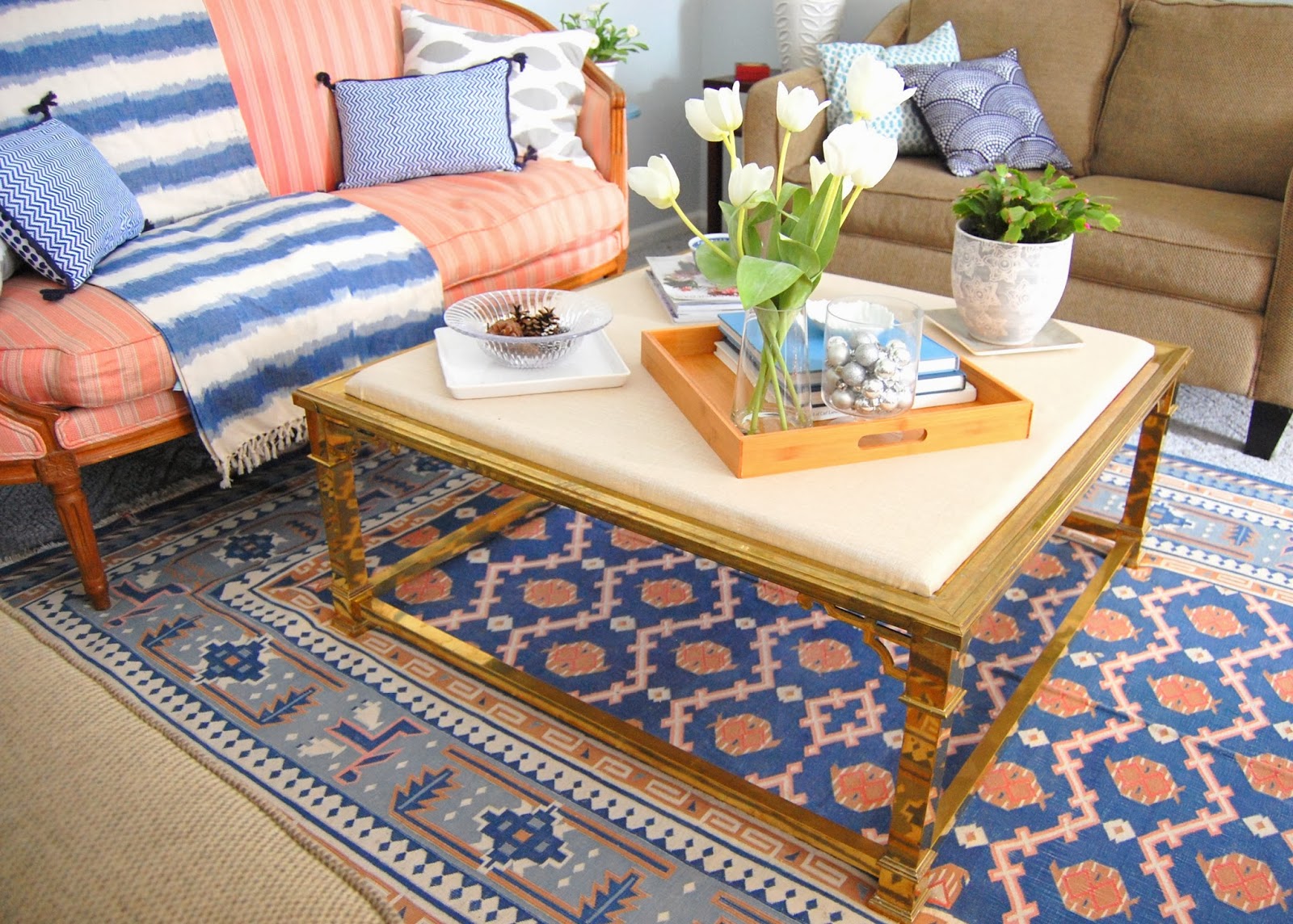Practically Polished Glass Coffee Table DIY