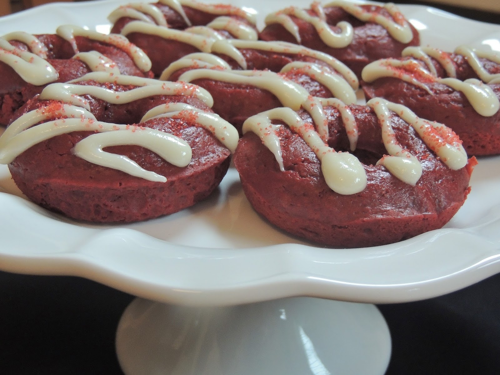 Gas Stove Girl Red Velvet Donuts with Cream Cheese Glaze