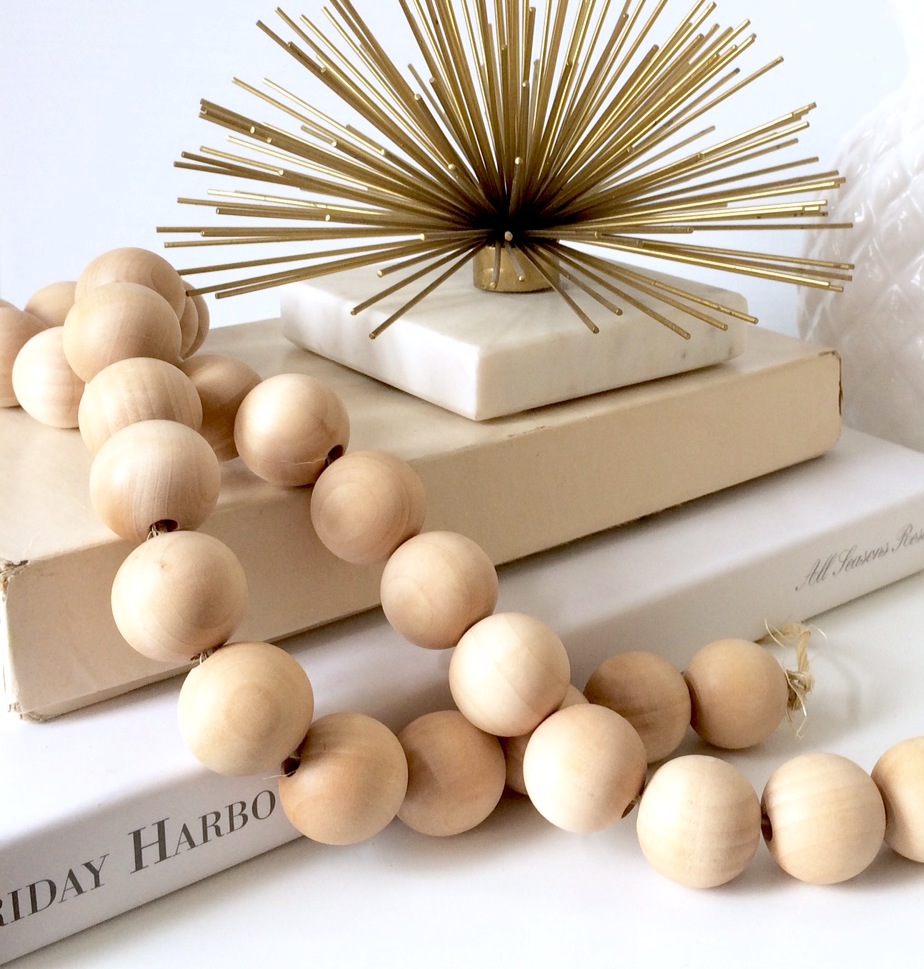 DIY Large Wooden Prayer Beads Harlow & Thistle