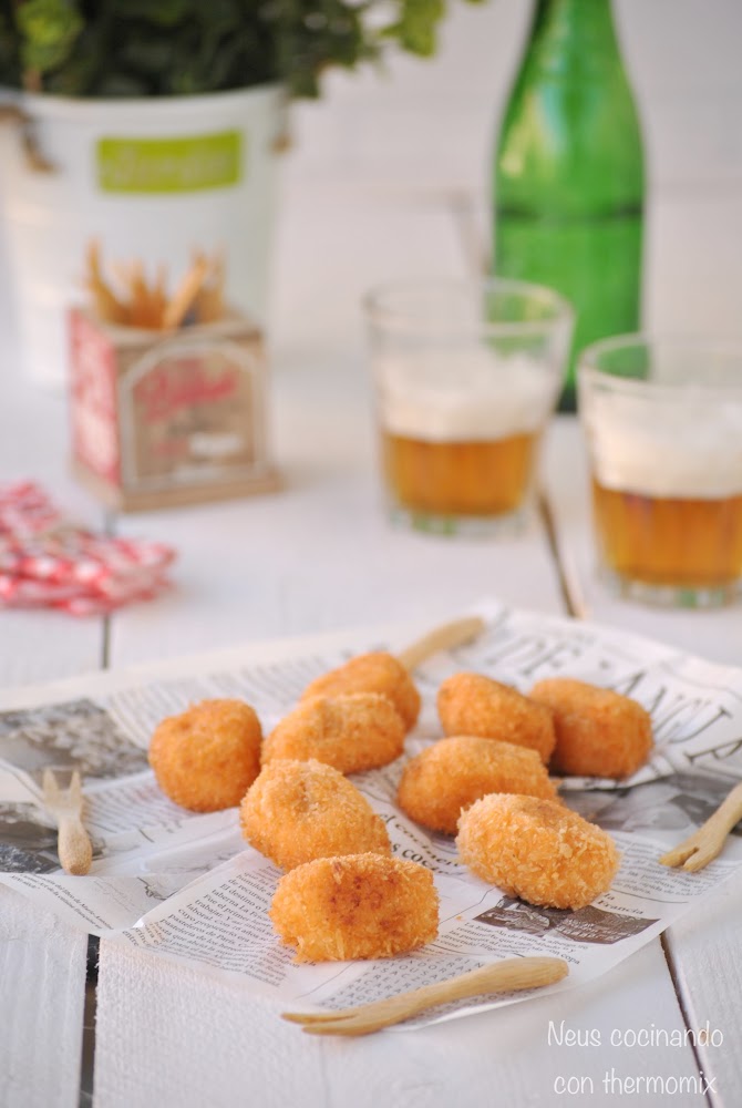 Croquetas de sobrasada y queso de Mahón