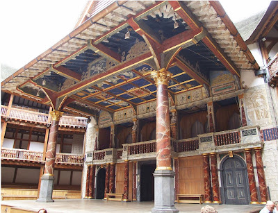 "Globe Theatre Buehne" by Tohma - Own work. Licensed under GFDL via Wikimedia Commons - http://commons.wikimedia.org/wiki/File:Globe_Theatre_Buehne.jpg#/media/File:Globe_Theatre_Buehne.jpg