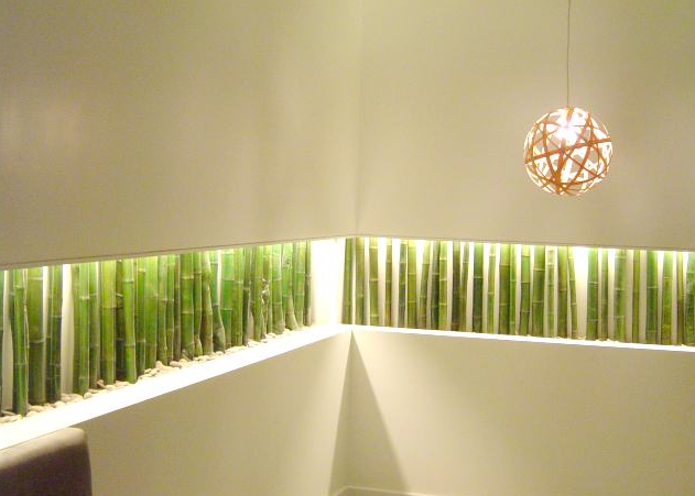 Decorar los Interiores con Bambú