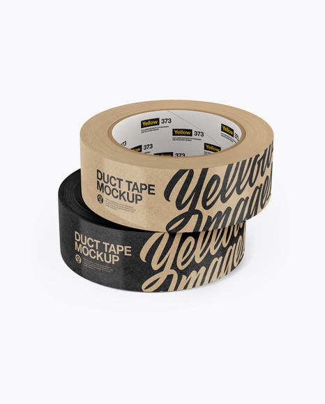 150+ Best Duct Tape Mockup Templates | Free & Premium