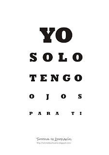 Muestra de cartel OJOS por Tutorial de Artesanías para San Valentín imprimible gratis, san valentin