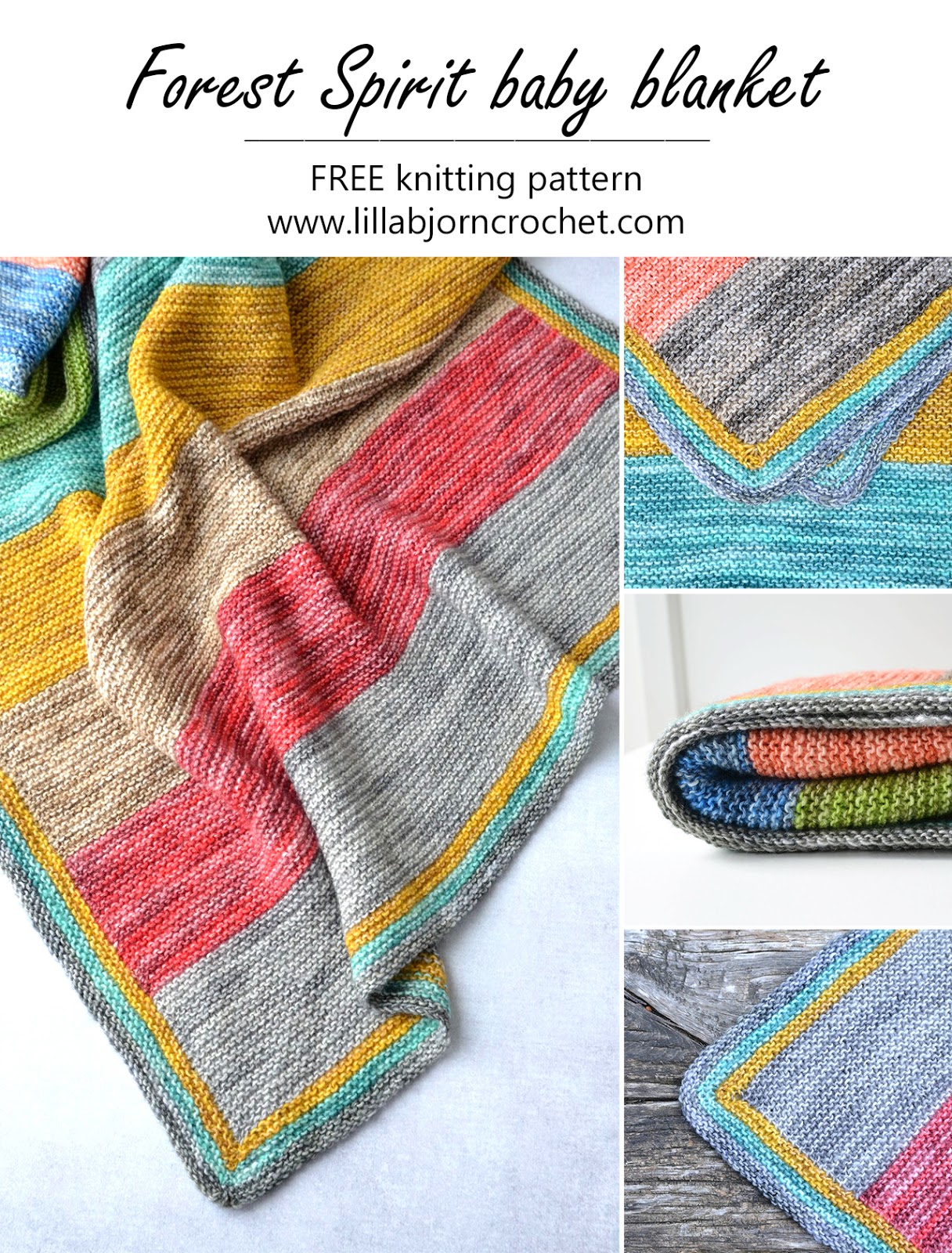 Forest Spirit Baby Blanket Free Knitting Pattern